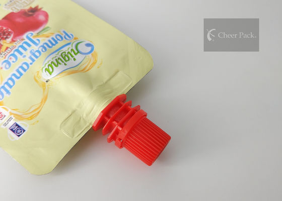 Bahan PE 8.6 mm Cheer Pack Cap Cerat Plastik Untuk Tas Juice Stand Up