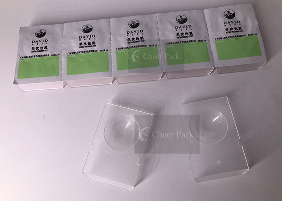 Kontainer Plastik Putih PP Kecil untuk Kemasan Kuku berwarna-warni, Diameter 45 * 30
