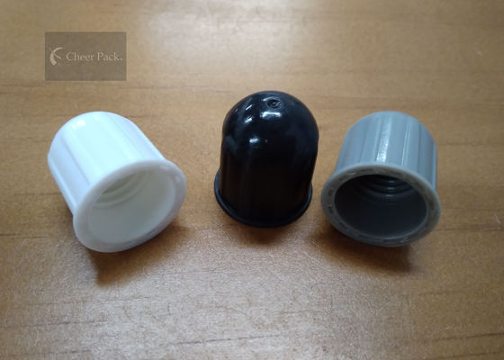 Outer Dia 14mm Plastic Spout Cap Warna Putih Untuk Stand Up Pouch, Non-Toxic