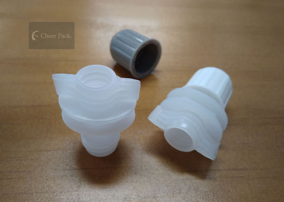 Putaran Round Duit Polyethylene Top Cap 12mm Untuk Tas Plastik / Kantung, Bahan Plastik