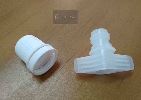 Twist Plastik Murni Putih Top Cap Untuk Stand Up Pouch OEM ODM Service