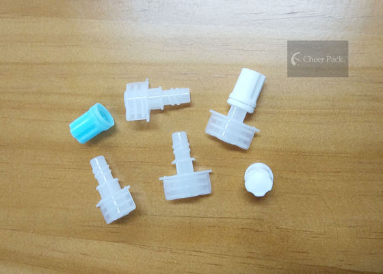 Tutup Kantong Cerat Plastik Warna Biru Diameter Kecil 5mm Mudah Ditutup