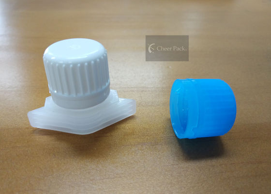 Food Grade Plastic Tuangkan Spout Caps 16 Milimeter Diameter dalam
