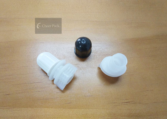 12 Millimeter Diameter Tuangkan Tutup Spout 100% Bahan PE Plastik