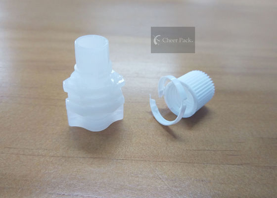 8,6 Millimeter PE Plastik Spout Caps Untuk kedelai - Bean Milk pouch