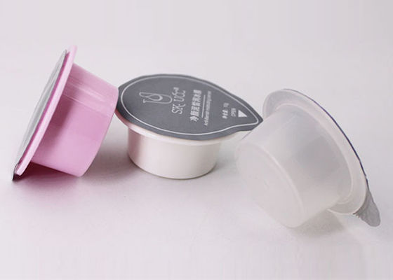 Paket Granule Kapsul Resep Kapsul / Cangkir Wadah Plastik Dengan Film Sealing