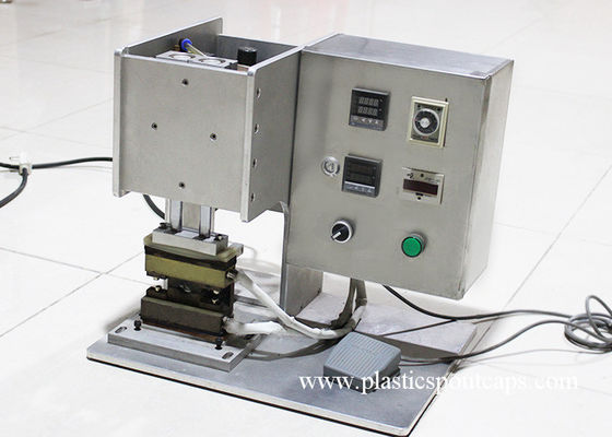 Mesin Press Hot Spout Caps Sealing Untuk Doypack Semi Otomatis Dilaminasi
