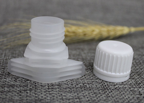 Tutup Cerat Plastik 16mm Untuk Kantong Cairan Dengan Cincin Pengaman