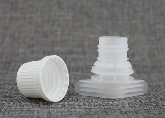 Anti - Pilfer PE PP Topi Cerat Plastik Untuk Jus / Minuman Doypack / Atasan Kantong Makanan Bayi