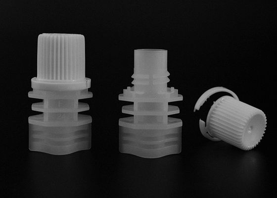 8.6mm Putih Anti Pencurian Plastik Cerat Meliputi Top Pada Kantung Jus Kantung