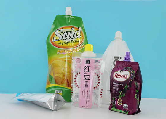 Kantong Stand Up Barrier Laminated Dengan Tutup Cerat 22mm Untuk Paket Cucian Deterjen Laundry