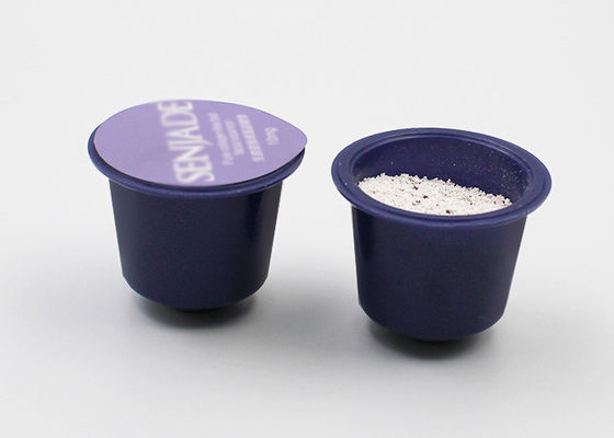 Mini Coffee Pod Kapsul Untuk Nespresso Susu Flavoured Powder / Minum Bubuk Kemasan Kapsul Dengan Sealing Film