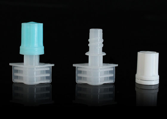 5mm Kaliber Warna Biru Topi Cerat Plastik Untuk Perawatan Kulit Doypack / Makanan Bayi Pouch Tops