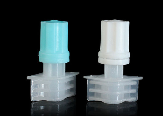 5mm Kaliber Warna Biru Topi Cerat Plastik Untuk Perawatan Kulit Doypack / Makanan Bayi Pouch Tops