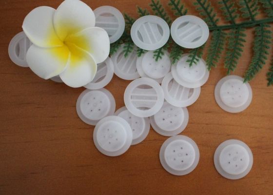 Non-toksik BPA Free PE Plastik One Way Degassing Valve Warna Alami