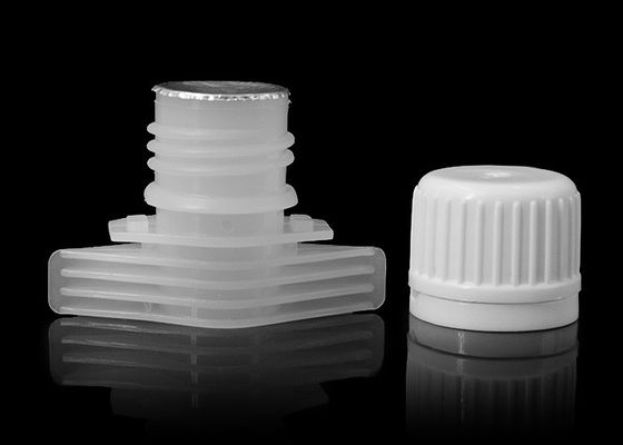 16mm Plastik Spout Caps Nozzle Dengan Perlindungan Mudah Aluminium Foil Seal Liner