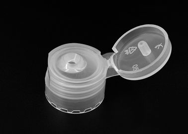 Tutup Flip Top Plastik Ramah Lingkungan Mengencangkan Penutupan Untuk Botol Lotion Kosong
