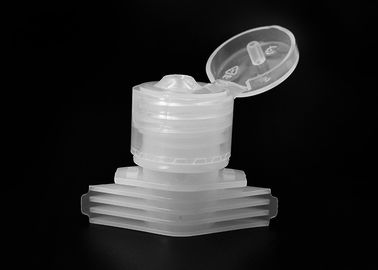 Dia 16mm Plastik Flip Spout Nozzle Dengan Flip - Top Cap Untuk 75% Kantong Gel Mencuci Achohol