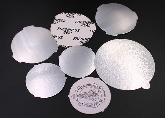 Heat Sealing Induction 0.6mm Aluminium Foil Seals Mudah Terkelupas