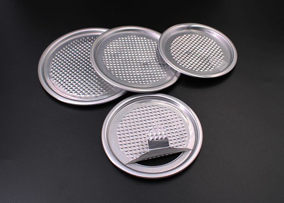 0.6mm Peel Off Aluminium Foil Seal Cap Liners Untuk Kaleng Disesuaikan
