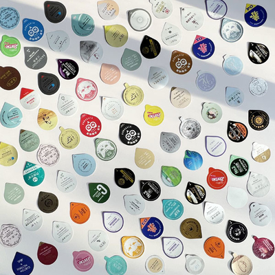 kualitas  300mm Aluminum Foil Lid Plastic Composite Easy To Tear Sealing Film For Plastic Cups pabrik