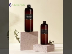 Grosir 300 500 1000ml Botol Pompa Lotion untuk Cuci Tubuh Cairan 16oz Clear White Pet Plastic Shampoo