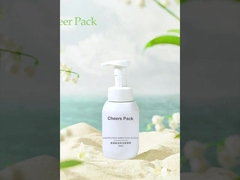 Grosir 200ml 300ml 400ml 500ml Kosmetik PET Foaming Pembersih Wajah Foam Pump Dispenser Sabun Botol