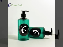 Grosir 300ml/330ml/400ml/500ml Pet Lotion Press Botol Kosmetik Shampoo Shower Gel Botol