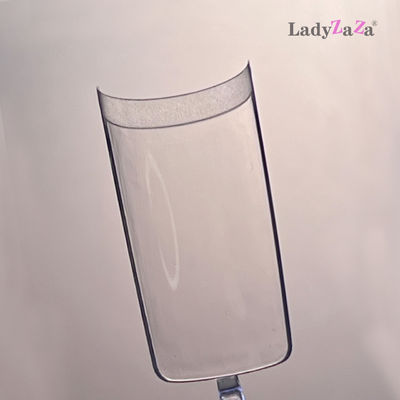 Warna Alami Penutup Penuh Tips Kuku Palsu 50 Buah Per Kantong Tip Kuku Akrilik Buatan