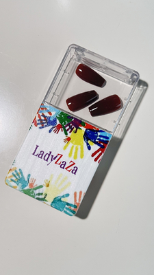 Acrylic Fashion Trend kuku jari buatan palsu kualitas baik tekan pada kuku premium gadis Wearable patch manicure