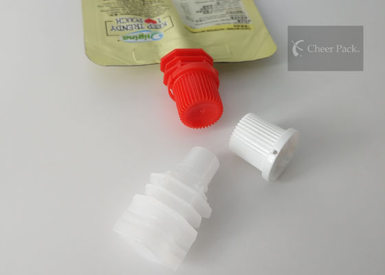 Bahan PE 8.6mm Flip Spout Cap Untuk Kemasan Pouch Minuman, Disesuaikan dengan Professinal