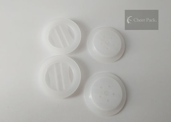 Polyethylene Putih One Way Degassing Valve 1.7mm Tebal OEM / ODM service