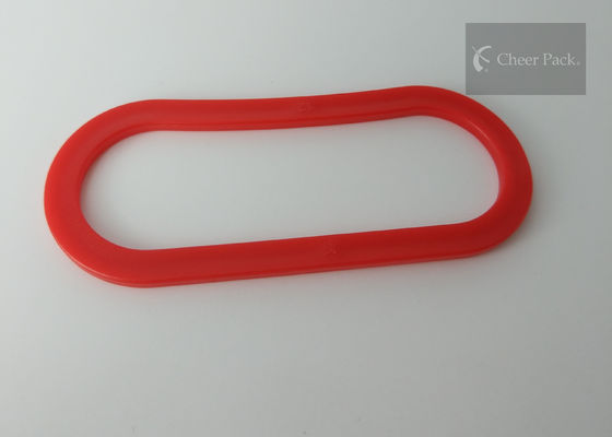 Tas Belanja Warna Merah Carry Handle, Plastik Handles Untuk Tas Lebar 3.5cm
