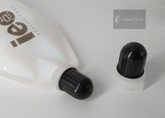 Warna Grey 12mm Cap Spout Plastik dan Cap Screw Untuk Stand Up Pouch