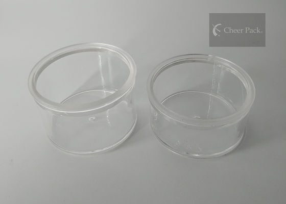 Safety Small Round Plastic Containers Dengan Sealing Film, Tahan 1,6 Mm