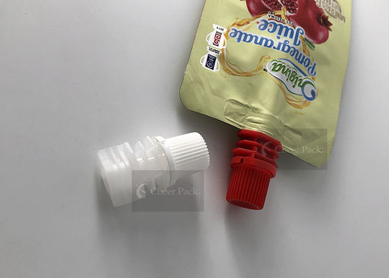 Polyethylene Pour Spout Caps 8.6mm Diameter Untuk Stand Up Susu Kedelai