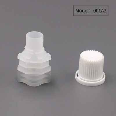 8.6mm Diameter Dalam Plastik Spout Cap Dibuat Dari Bahan PE Untuk Spout Bag