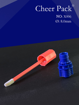 Bahan PE 8mm Diameter Inner Plastic Spout Cover Untuk Produk Lipstick dan alis