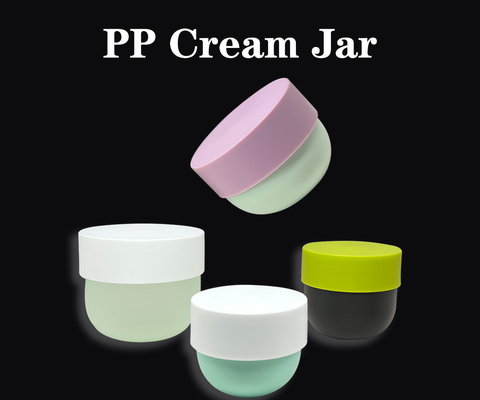 Bahan PP PCR 50ml 100ml 200ml Kaleng mulut lebar untuk kosmetik es krim, Mousse kue dan es krim