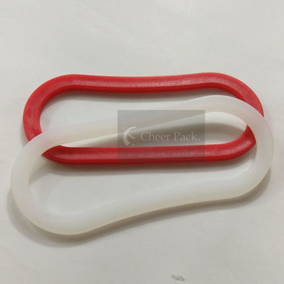 35mm Width PE Plastic Bag Menangani Panjang 86mm untuk Tas Beras / Kacang Kedelai