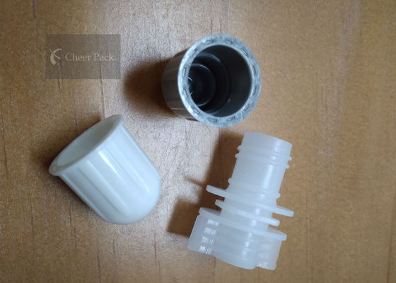 Bullet Shaping Plastic Spout Caps Inner Diameter 12mm Untuk Kemasan Makanan