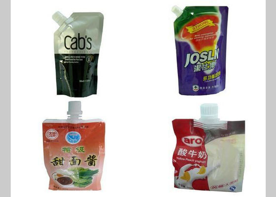 Tas Seing Liquid Sealing Liquid, Stand Up Pouch With Spout OEM ODM Tersedia