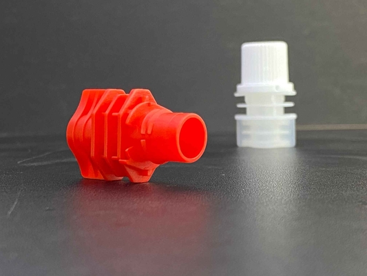 8.6mm Plastic Spout Caps digunakan pada kemasan kantong susu kedelai
