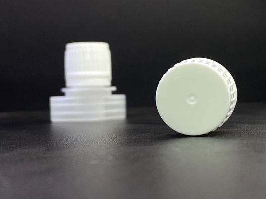 13mm Plastic Spout Caps digunakan pada kemasan kantong deterjen