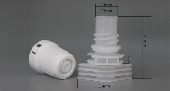12mm Plastic Spout Caps digunakan pada kemasan kantong berdiri untuk kemasan makanan &amp; kosmetik