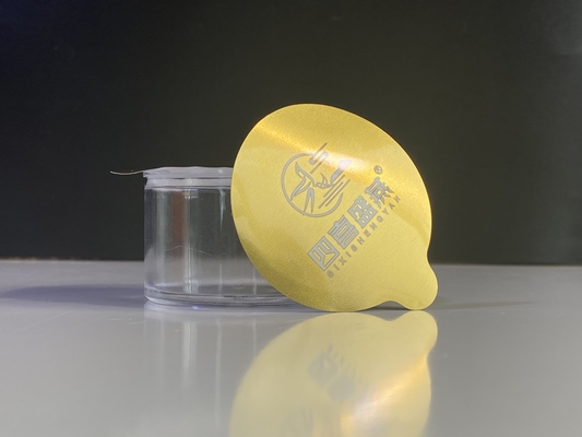 Aluminium Foil Tutup Heat Seal Komposit Tutup Untuk PS Cup Jar Botol