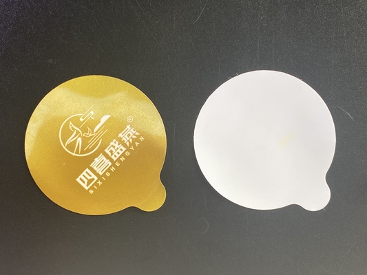 Aluminium Foil Tutup Heat Seal Komposit Tutup Untuk PS Cup Jar Botol