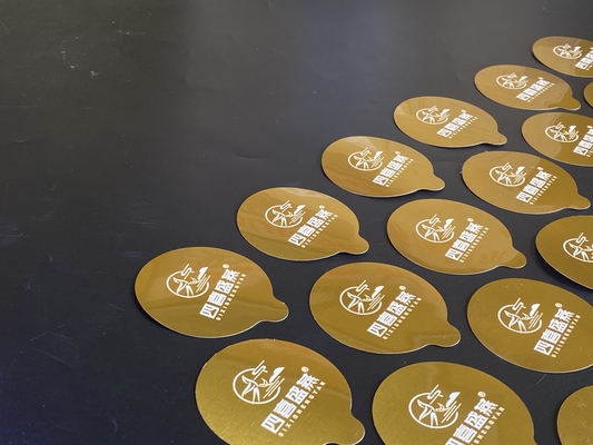 Aluminium Foil Tutup Heat Seal Komposit Tutup Untuk PS Cup Jar Botol
