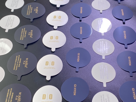 Powder Compact Heat-Sealing Film Lid Untuk Cosmetic Pressed Powder