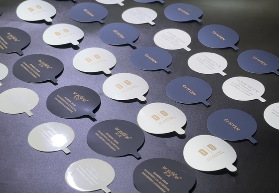 Powder Compact Heat-Sealing Film Lid Untuk Cosmetic Pressed Powder